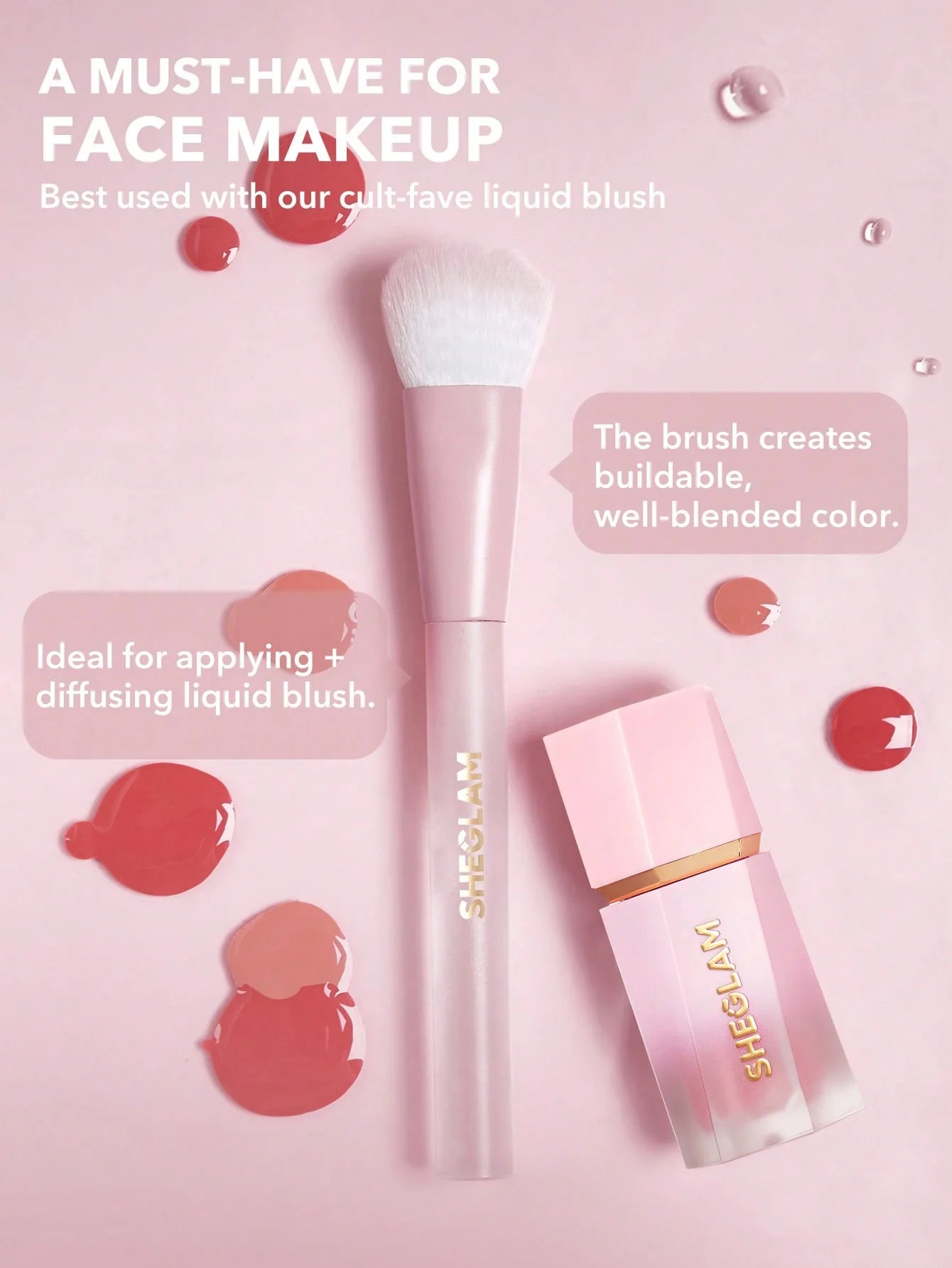 SHEGLAM COLOR BLOOM LIQUID BLUSH BRUSH