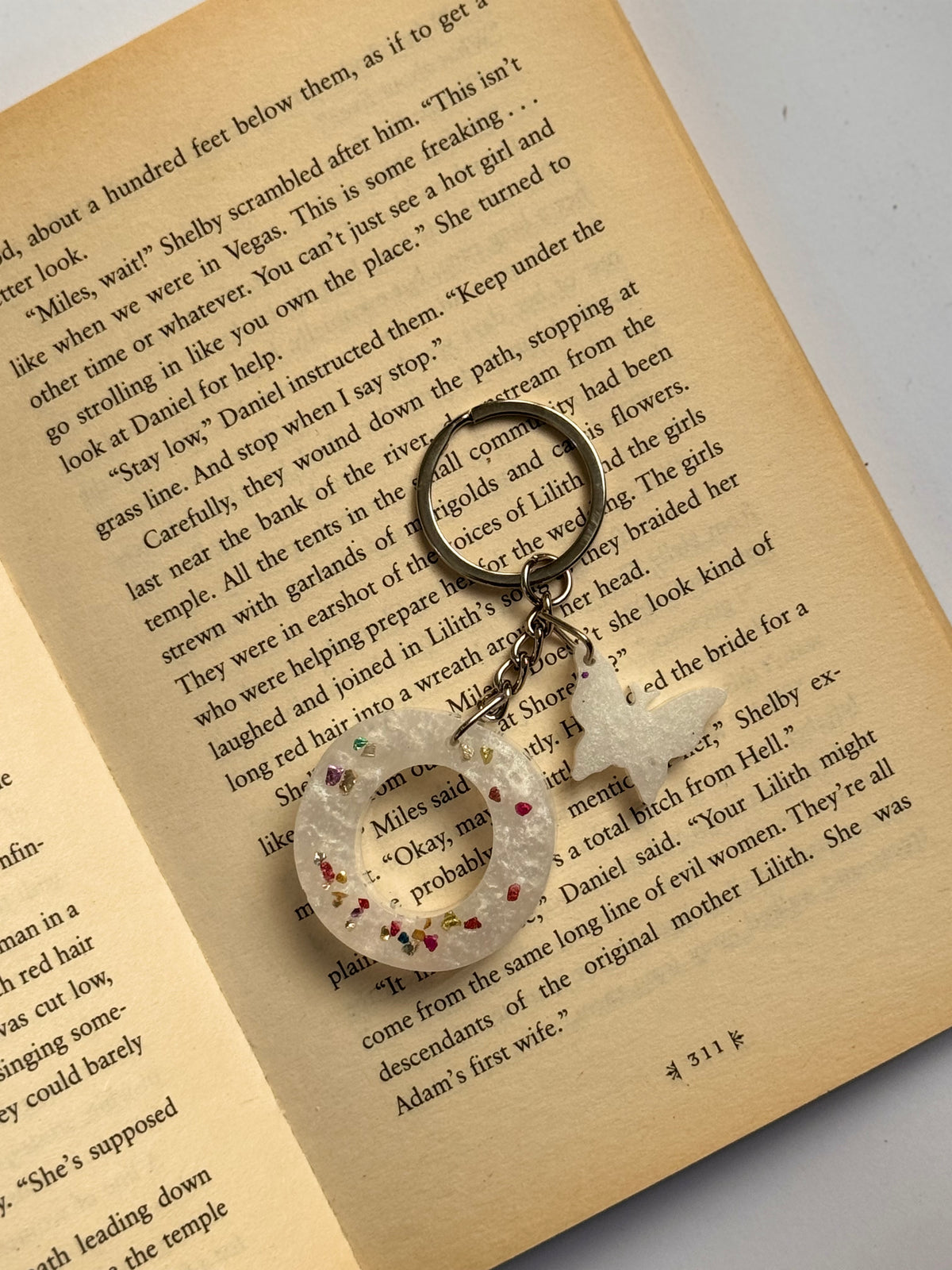 Resin key chain