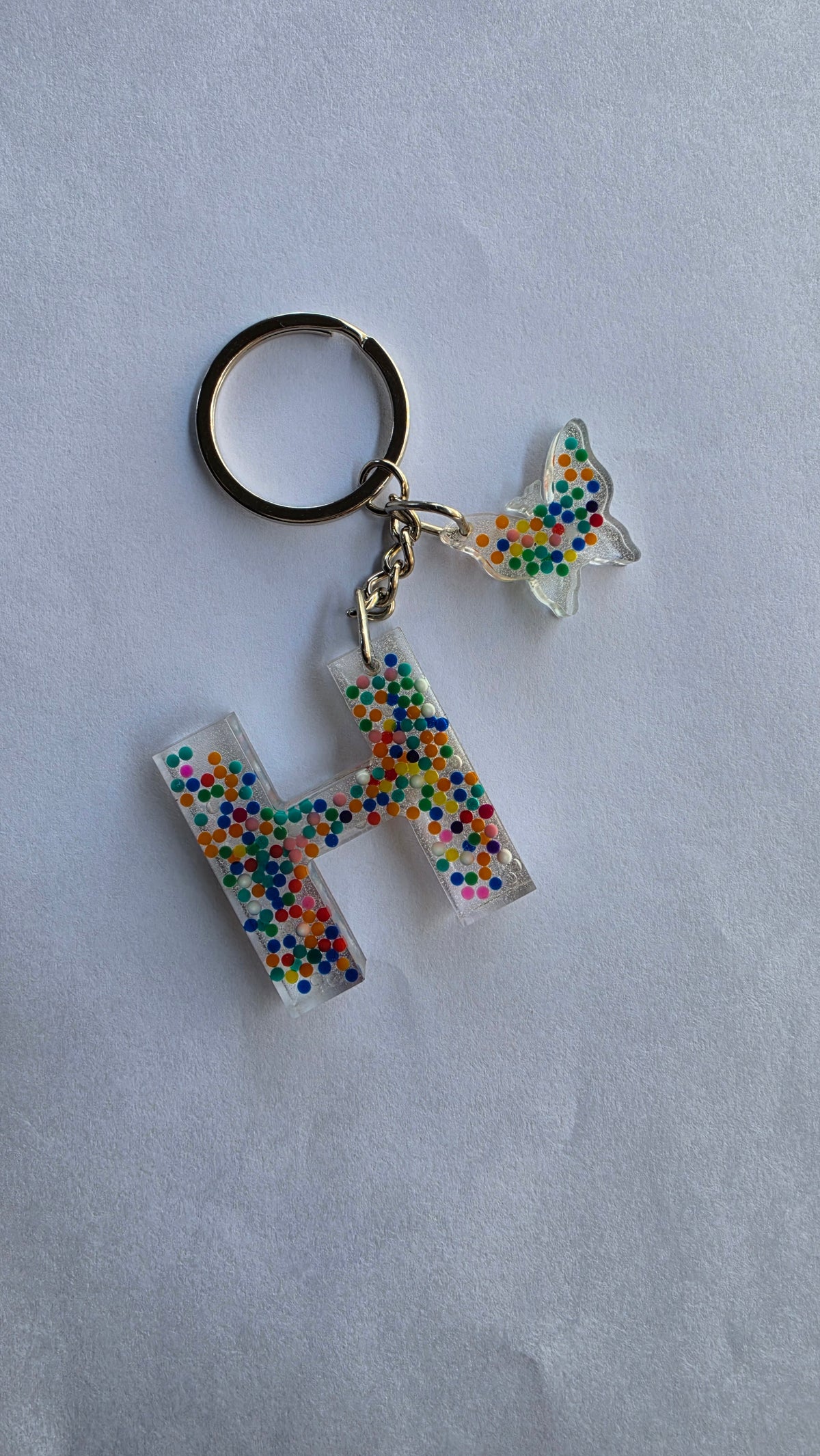 Resin keychain