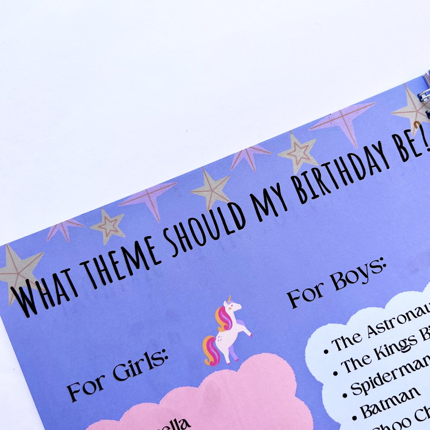 My First Birthday Party Planner