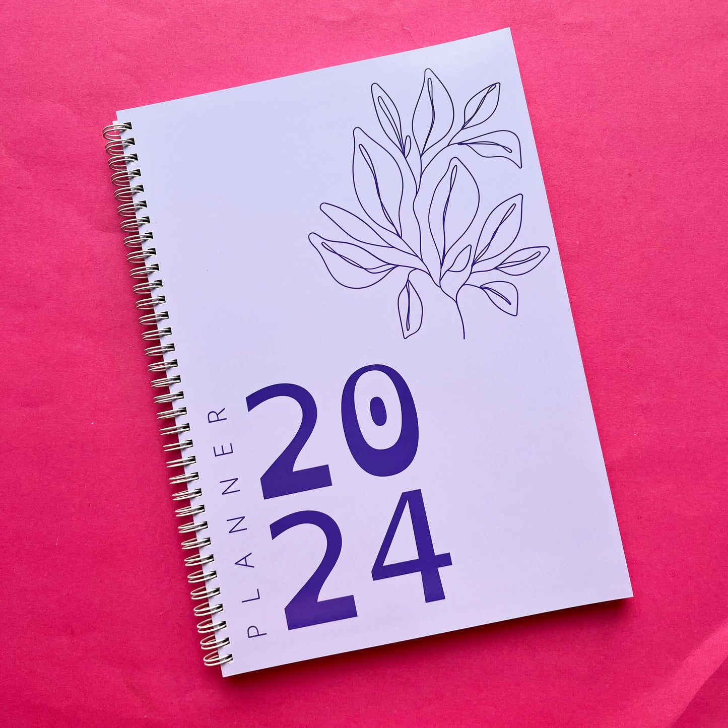 Yearly Planner 2024 (Free: 2 Sticker Sheets + 4 Bookmarks + 6 Cards)