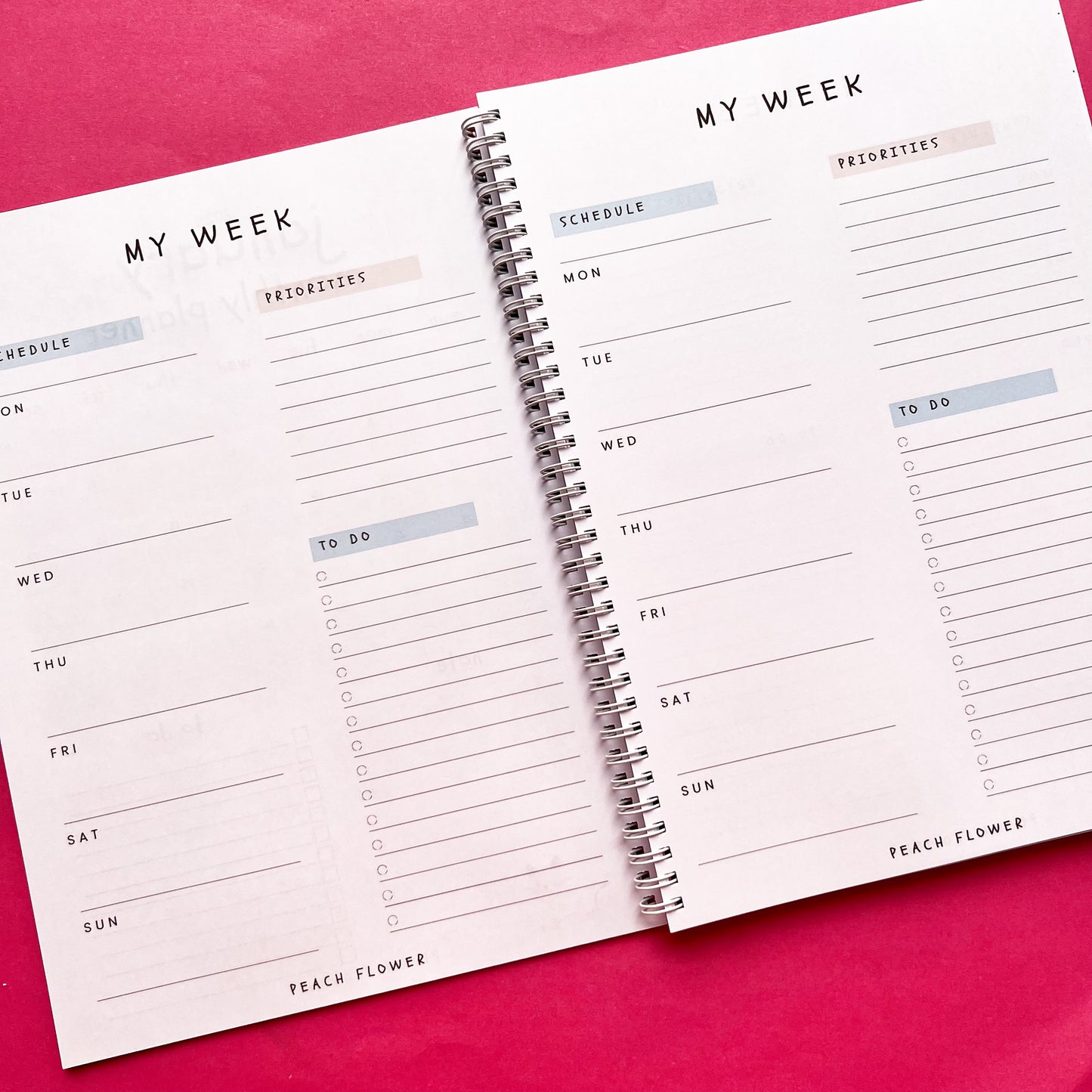 Yearly Planner 2024 (Free: 2 Sticker Sheets + 4 Bookmarks + 6 Cards)