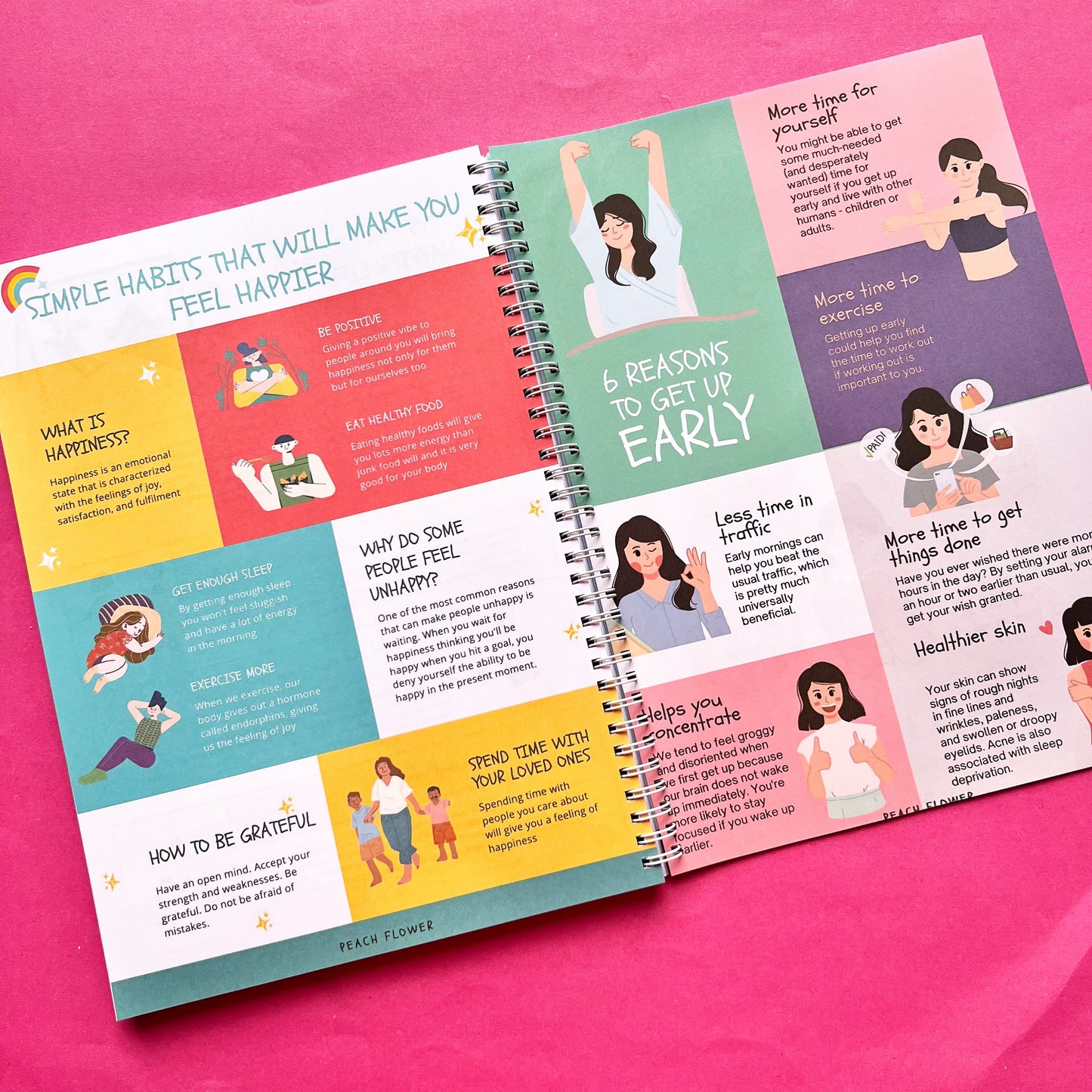 Yearly Planner 2024 (Free: 2 Sticker Sheets + 4 Bookmarks + 6 Cards)