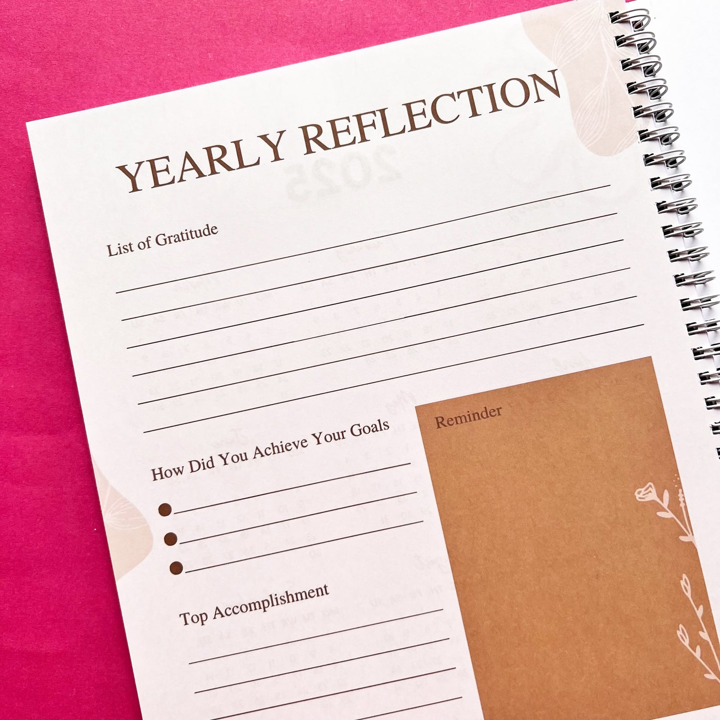 Yearly Planner 2024 (Free: 2 Sticker Sheets + 4 Bookmarks + 6 Cards)