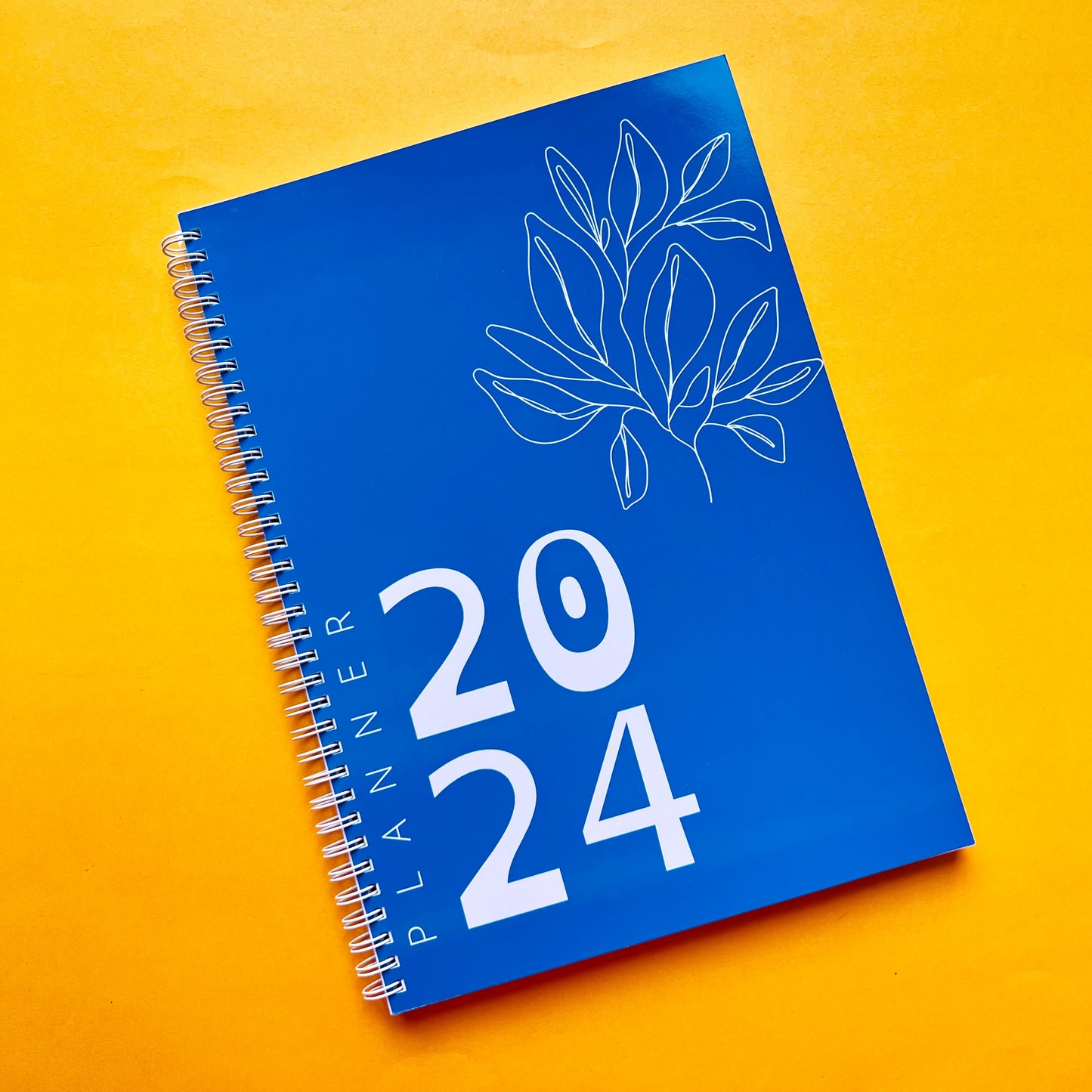 Yearly Planner 2024 (Free: 2 Sticker Sheets + 4 Bookmarks + 6 Cards)