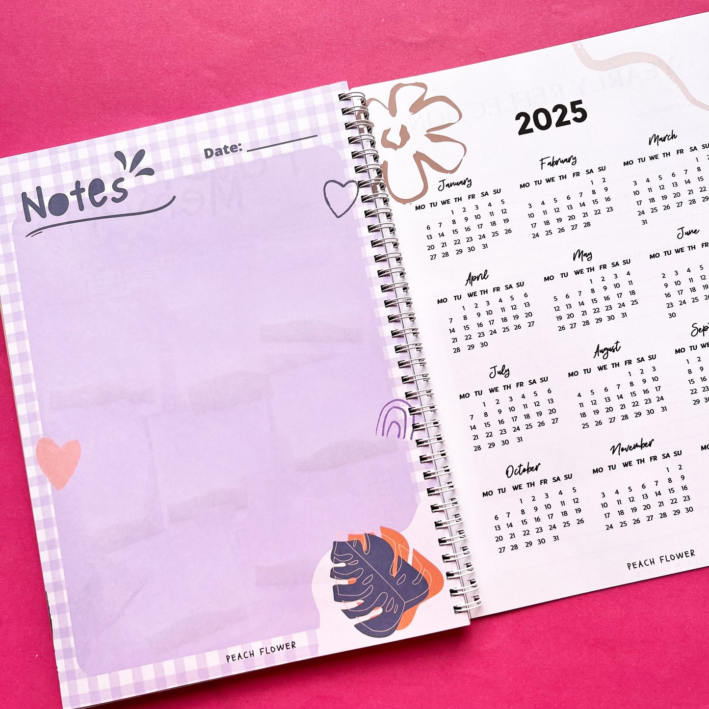 Yearly Planner 2024 (Free: 2 Sticker Sheets + 4 Bookmarks + 6 Cards)