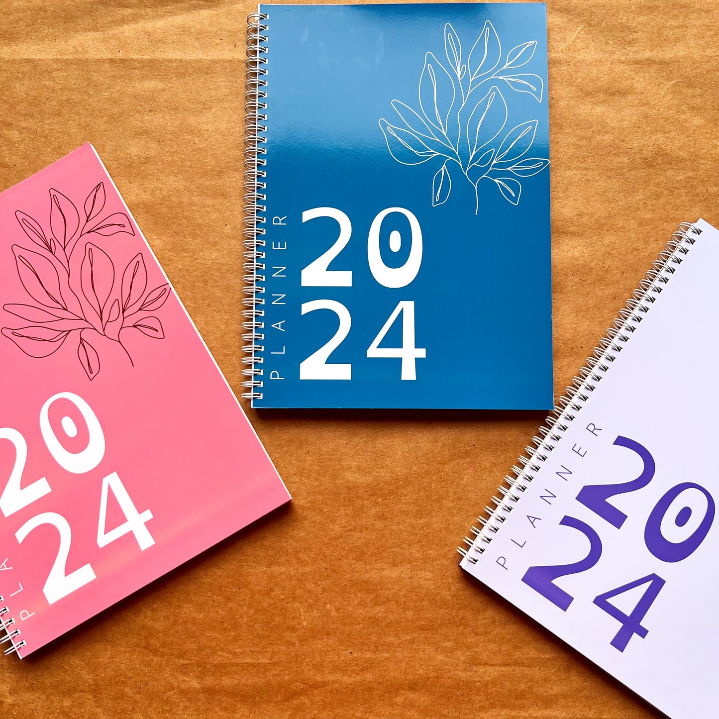 Yearly Planner 2024 (Free: 2 Sticker Sheets + 4 Bookmarks + 6 Cards)