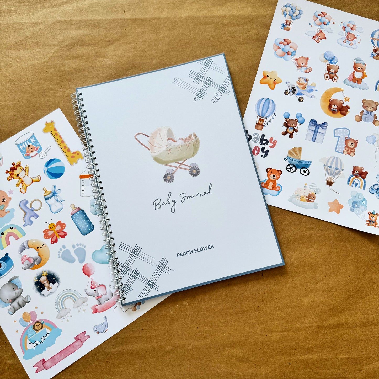 Baby Journal (Free Sticker Sheets)