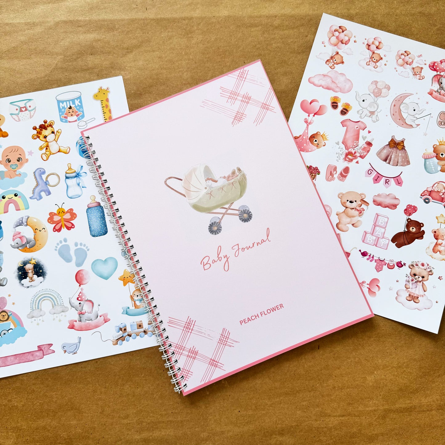 Baby Journal (Free Sticker Sheets)