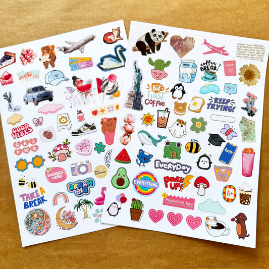 2025 Stickers Sheets