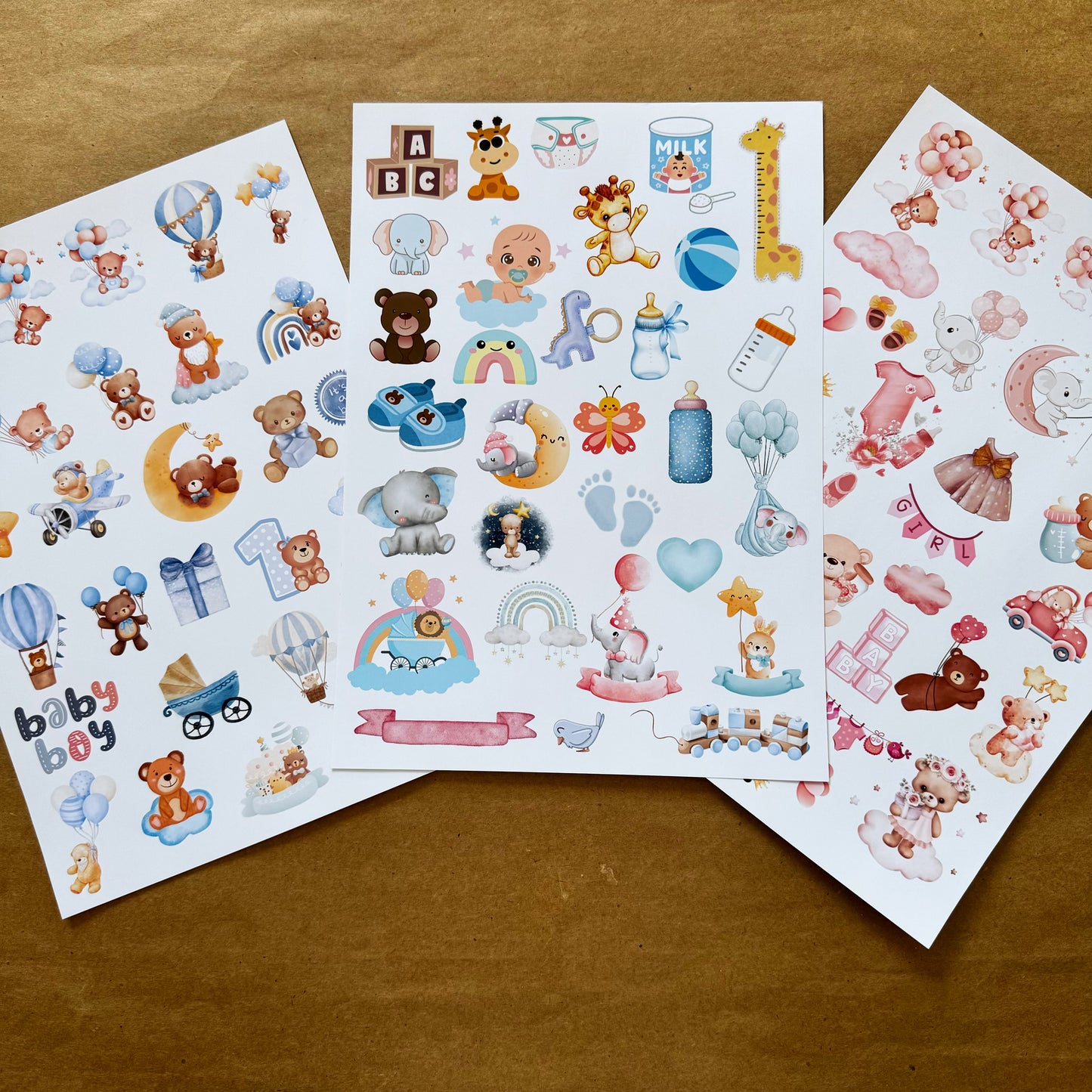 Baby Journal (Free Sticker Sheets)