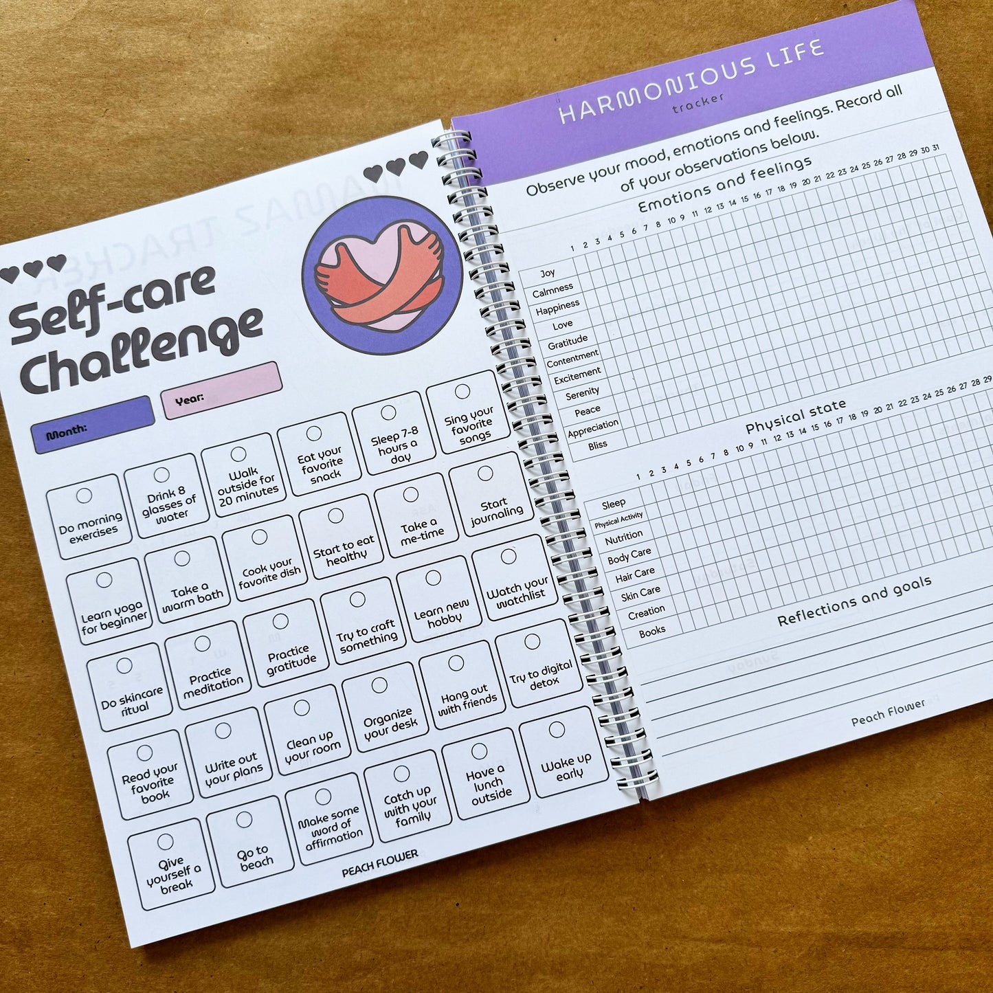 Yearly Planner 2025 (Free: 2 Sticker Sheets + 4 Bookmarks + 3 Cards)