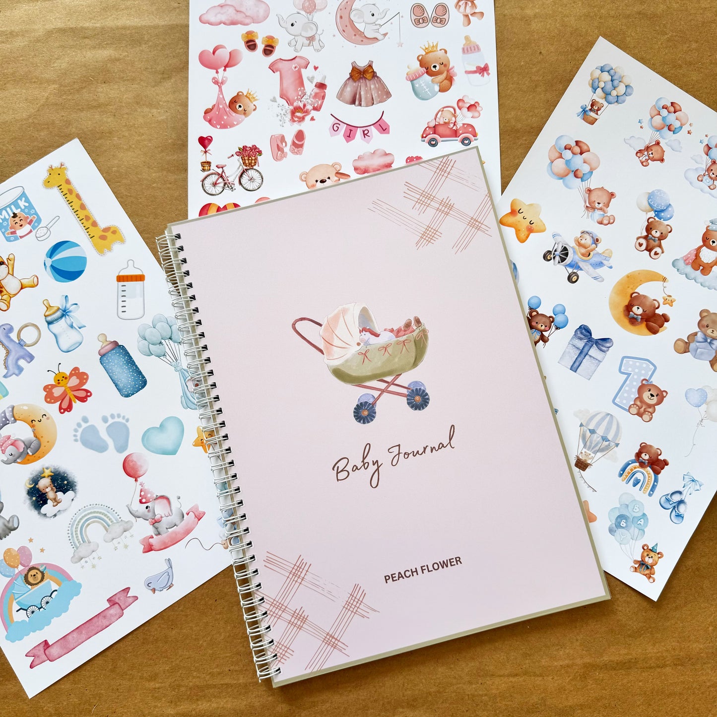 Baby Journal (Free Sticker Sheets)