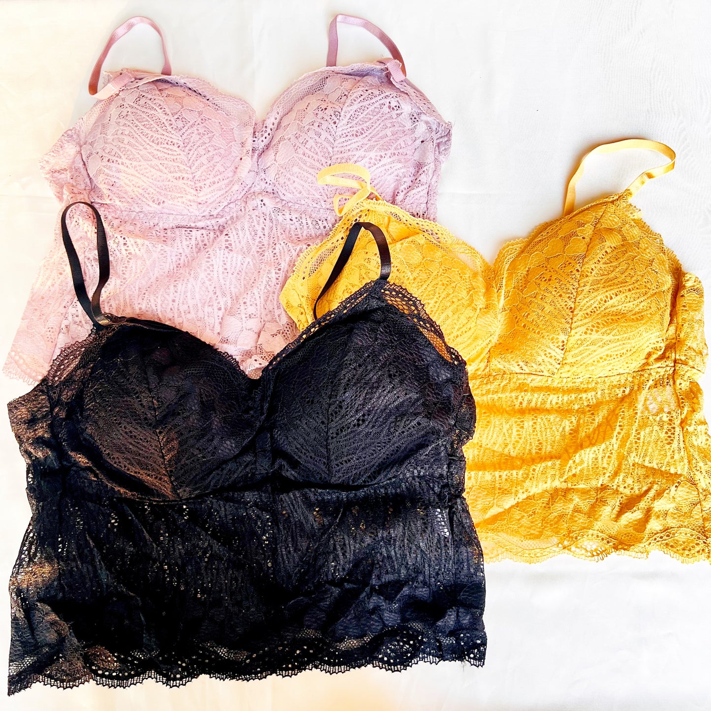 Teasy Treats - Fancy Floral Net CropTop Bra