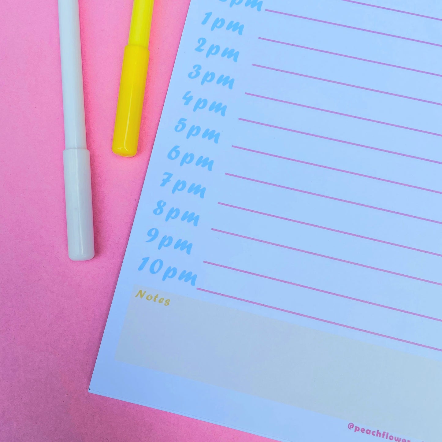 Hourly Notepad