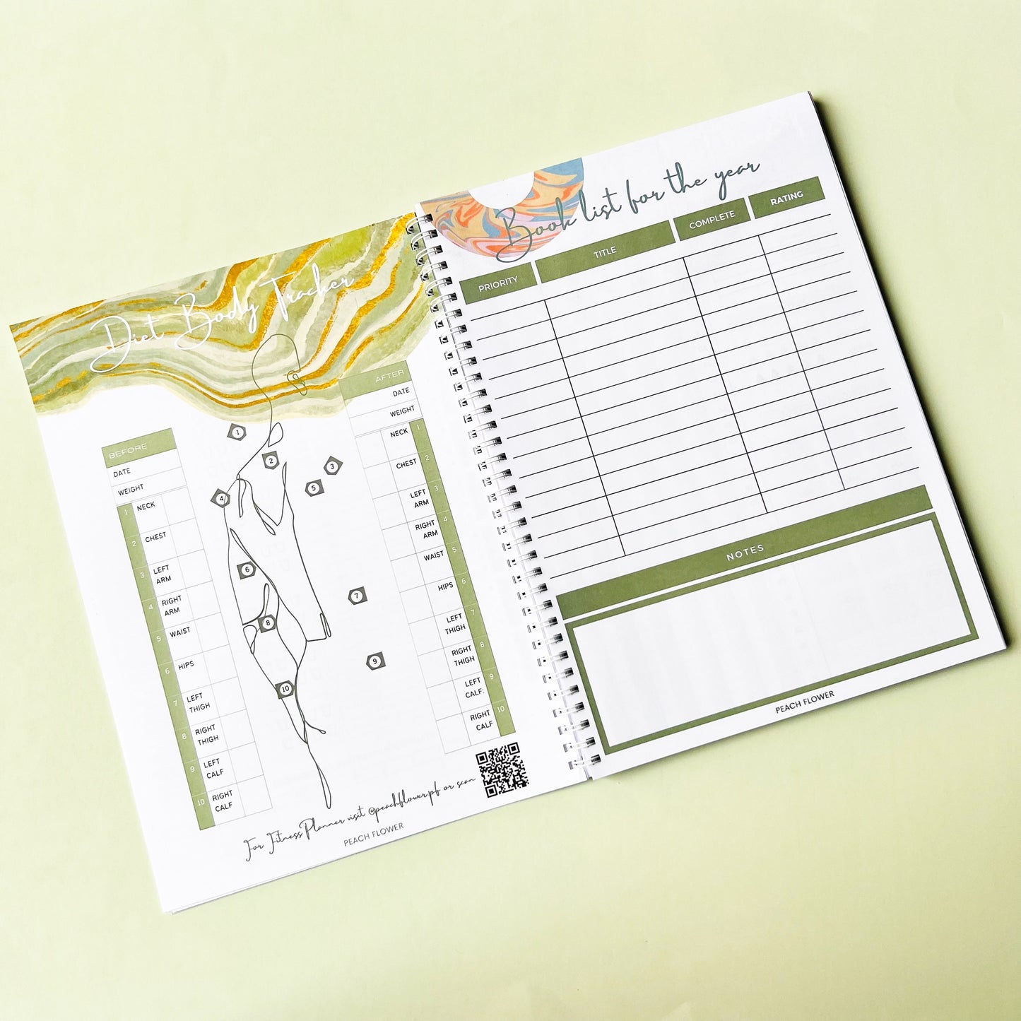 Yearly Planner 2023 (Free: Stickers + Bookmarks + Cards)