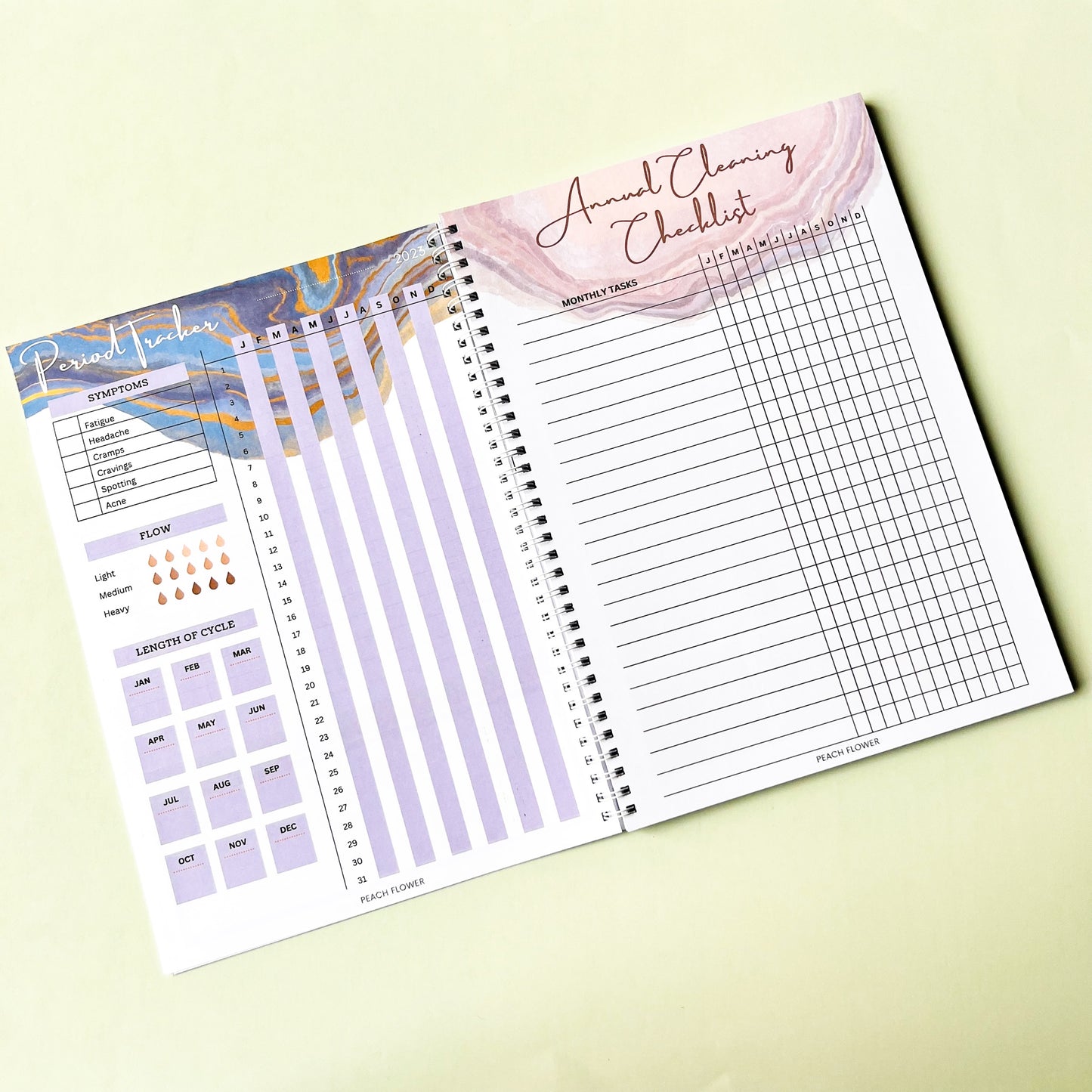 Yearly Planner 2023 (Free: Stickers + Bookmarks + Cards)