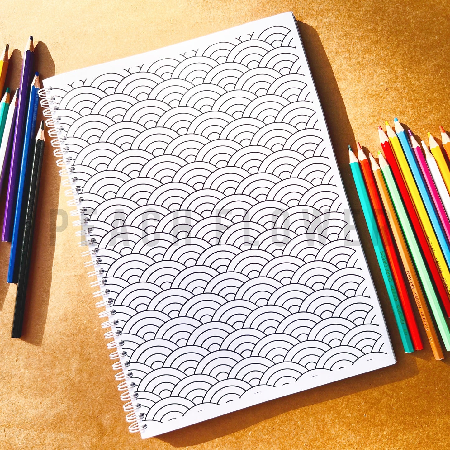 Adult Coloring Book: Pattern Version 2 in 1