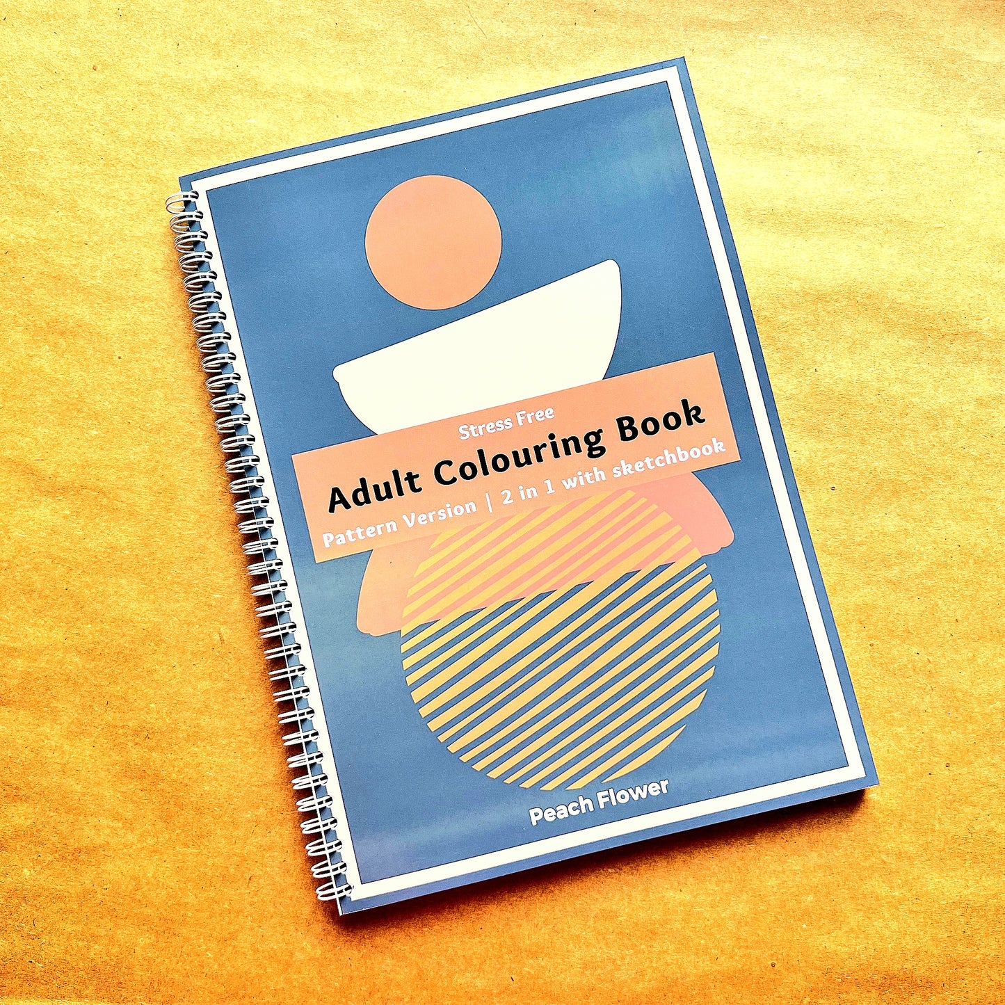 Adult Coloring Book: Pattern Version 2 in 1
