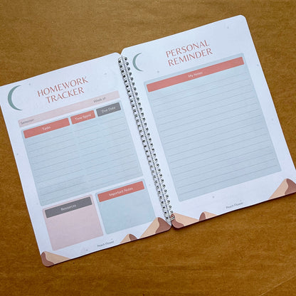 Study Planner (Free: Sticker Sheet + 4 Bookmarks + 4 Cards)