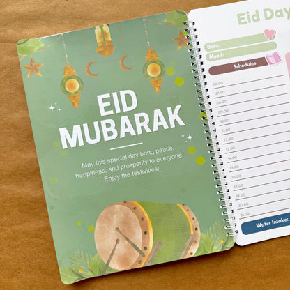 Ramadan Planner 2025 (Free: Sticker sheet, 4 cards, 4 Bookmarks, 18 Tags)