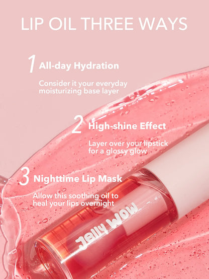 SHEGLAM JELLY WOW HYDRATING LIP OIL-BERRY INVOLVED