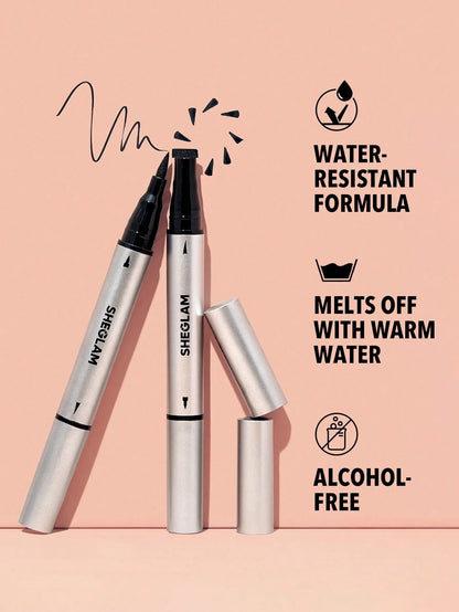 SHEGLAM - WING IT WATERPROOF LINER DUO - BLACK