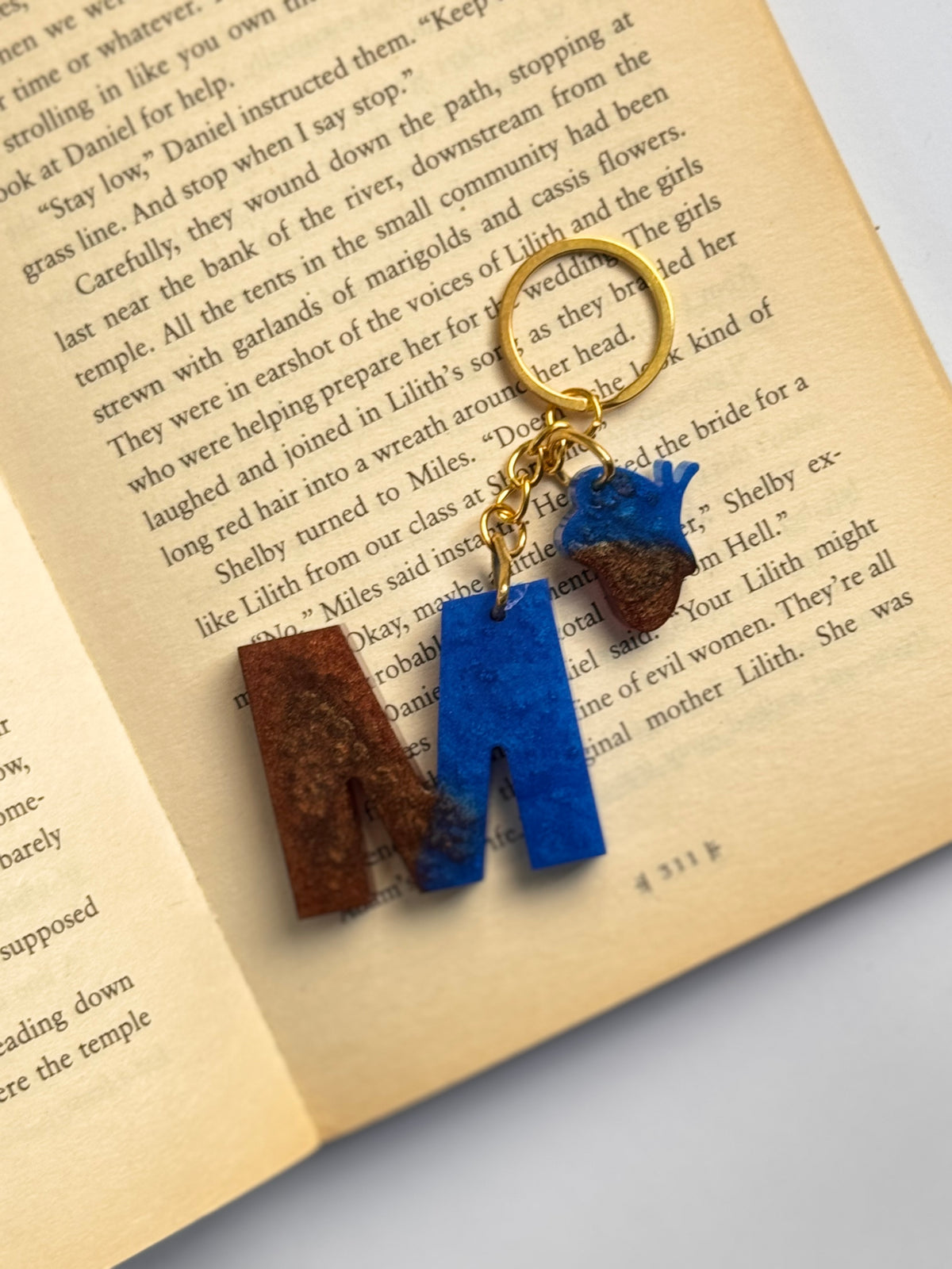 Resin keychain