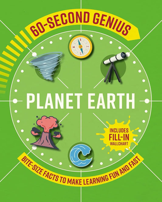 60-SECOND GENIUS PLANET EARTH: BITE-SIZE FACTS TO MAKE LEARNING FUN AND FAST - BFK