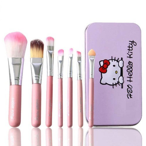 Hello Kitty Professional Makeup Brushes Set 07 Pcs