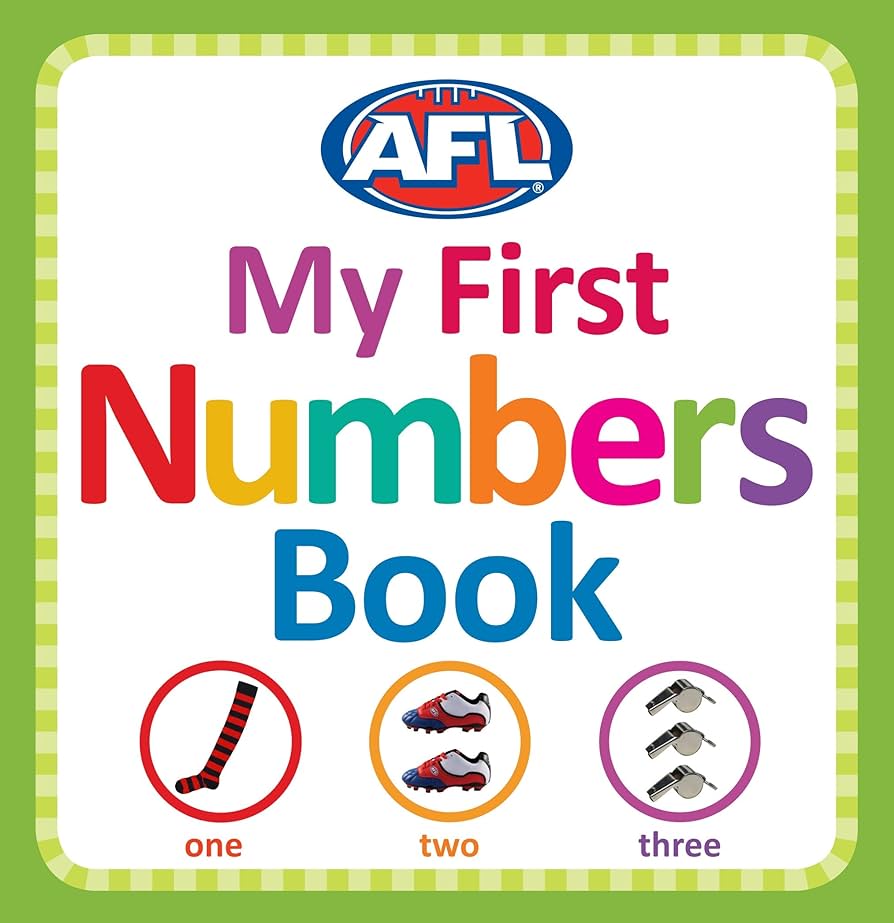 AFL: My First Numbers Book - Board Book - BFK