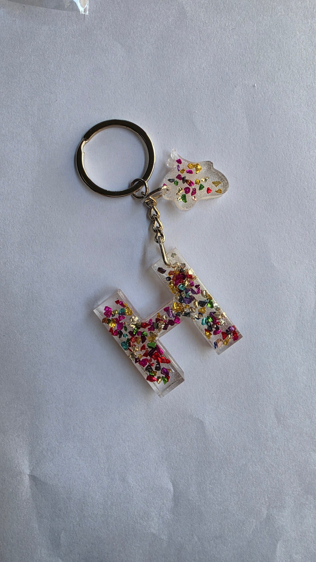 Resin keychain