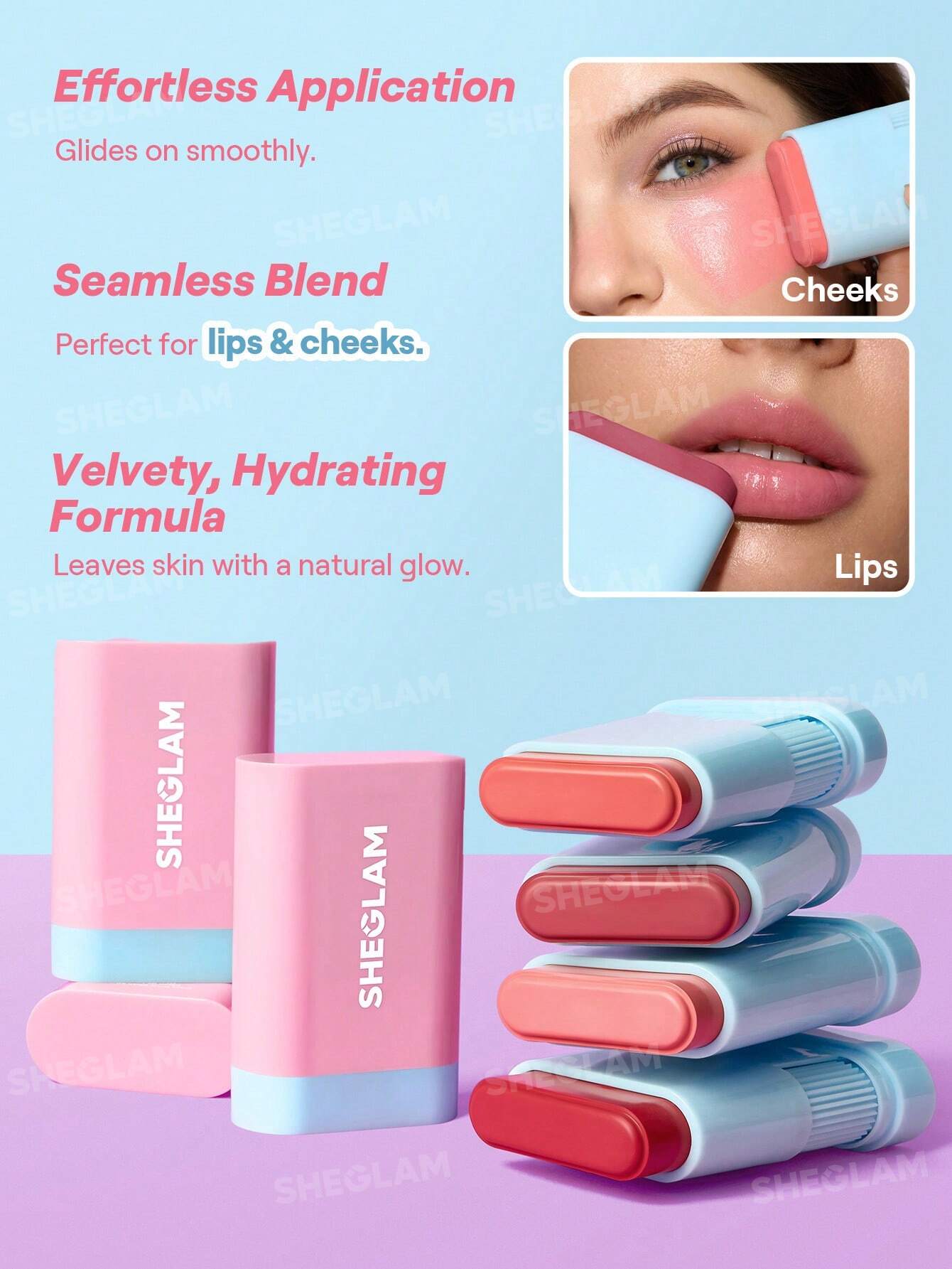 Glass Glow Blush Stick- SheGlam