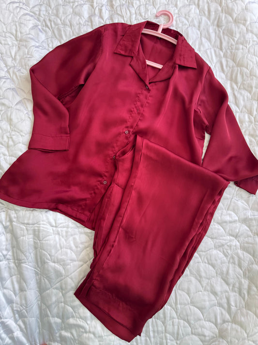 Shamoz Silk Night Suit 2 piece