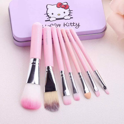 Hello Kitty Professional Makeup Brushes Set 07 Pcs