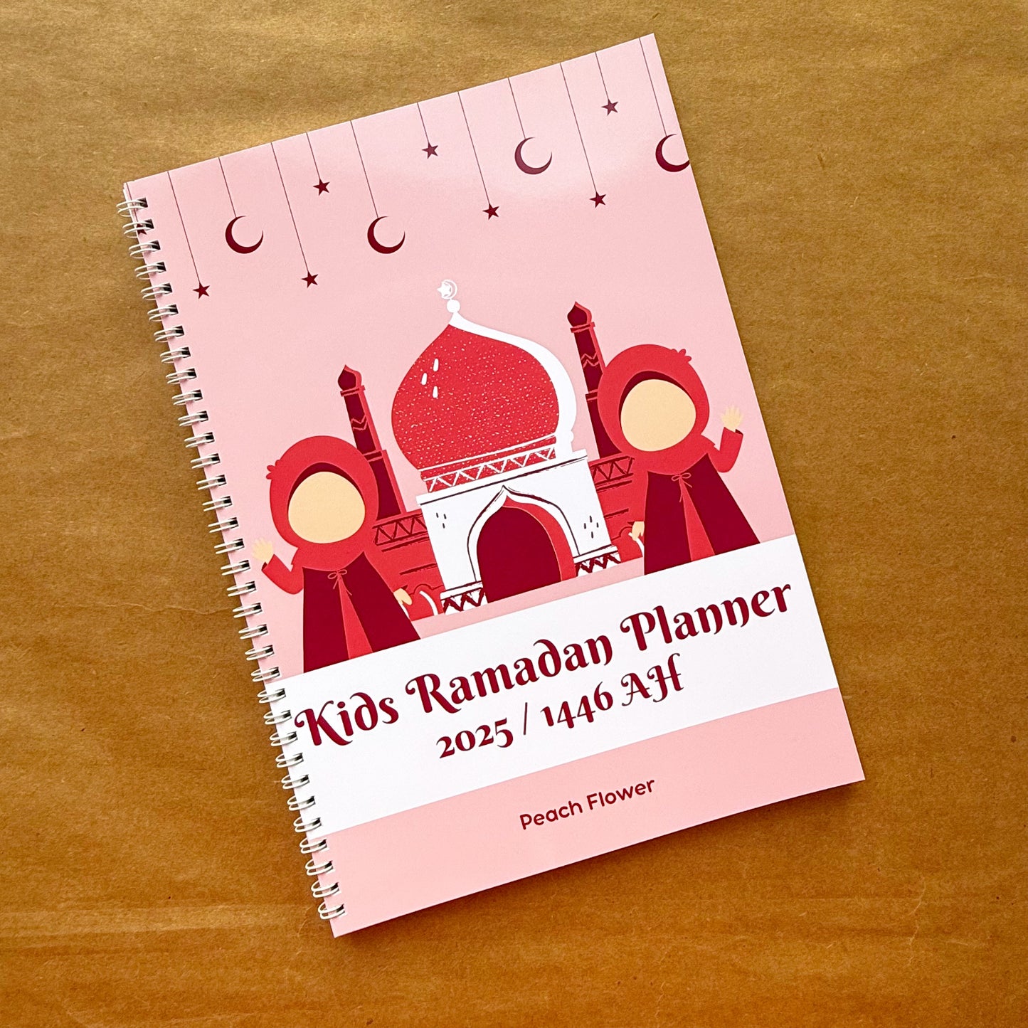 Kids Ramadan Planner 2025 ( Free: Sticker sheet, 3 cards, 4 Bookmarks, 18 Tags)