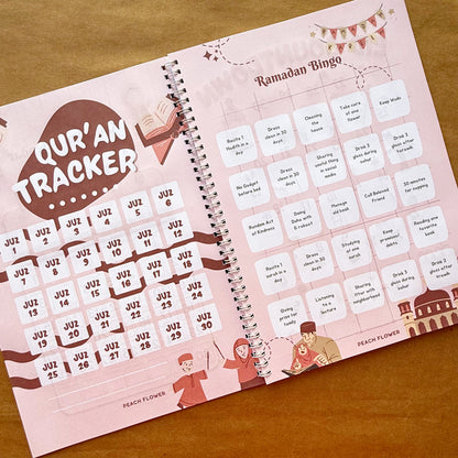 Kids Ramadan Planner 2025 ( Free: Sticker sheet, 3 cards, 4 Bookmarks, 18 Tags)