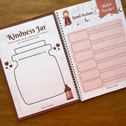 Kids Ramadan Planner 2025 ( Free: Sticker sheet, 3 cards, 4 Bookmarks, 18 Tags)