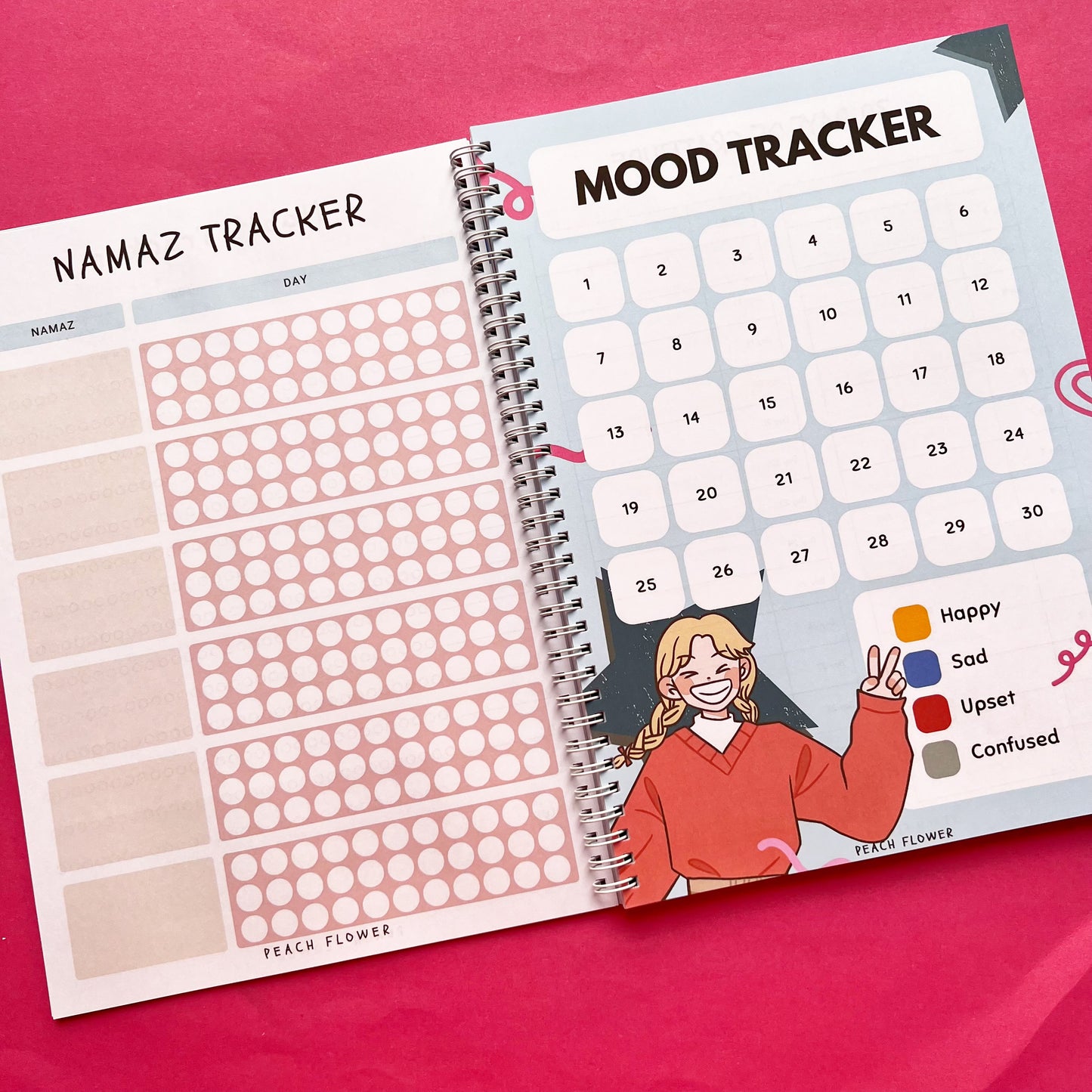 Yearly Planner 2024 (Free: 2 Sticker Sheets + 4 Bookmarks + 6 Cards)