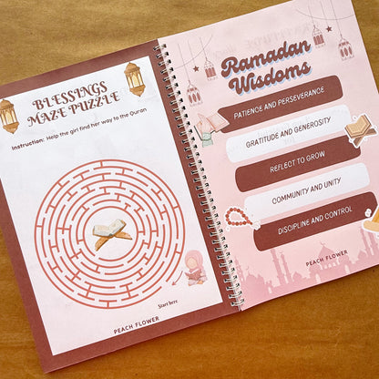 Kids Ramadan Planner 2025 ( Free: Sticker sheet, 3 cards, 4 Bookmarks, 18 Tags)