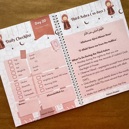 Kids Ramadan Planner 2025 ( Free: Sticker sheet, 3 cards, 4 Bookmarks, 18 Tags)