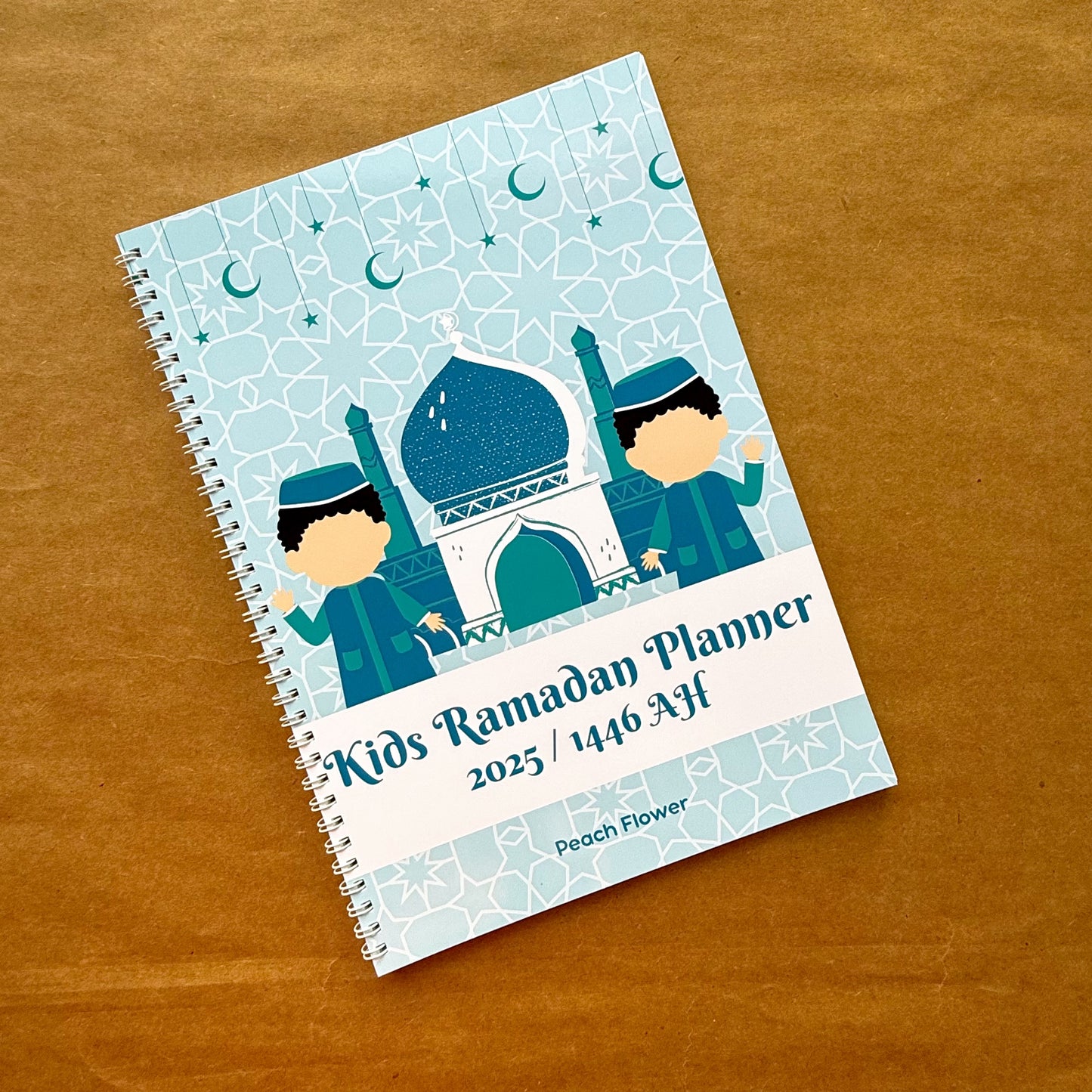 Kids Ramadan Planner 2025 ( Free: Sticker sheet, 3 cards, 4 Bookmarks, 18 Tags)