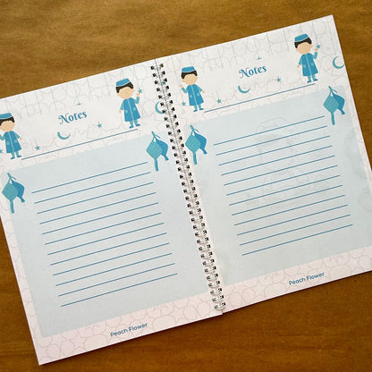 Kids Ramadan Planner 2025 ( Free: Sticker sheet, 3 cards, 4 Bookmarks, 18 Tags)