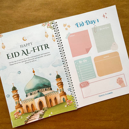 Kids Ramadan Planner 2025 ( Free: Sticker sheet, 3 cards, 4 Bookmarks, 18 Tags)