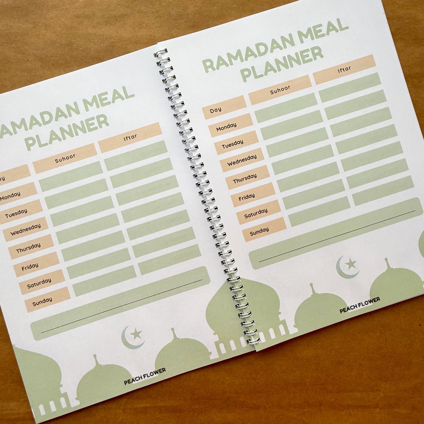 Ramadan Planner 2025 (Free: Sticker sheet, 4 cards, 4 Bookmarks, 18 Tags)