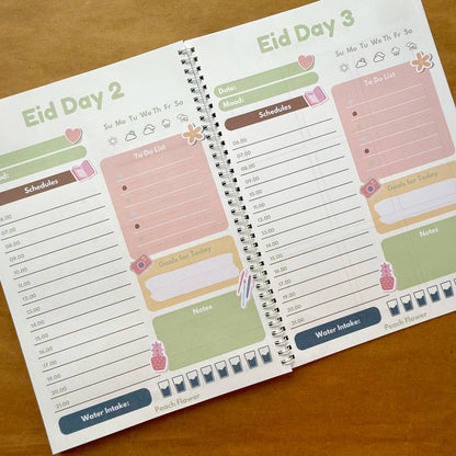 Ramadan Planner 2025 (Free: Sticker sheet, 4 cards, 4 Bookmarks, 18 Tags)