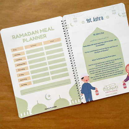 Ramadan Planner 2025 (Free: Sticker sheet, 4 cards, 4 Bookmarks, 18 Tags)