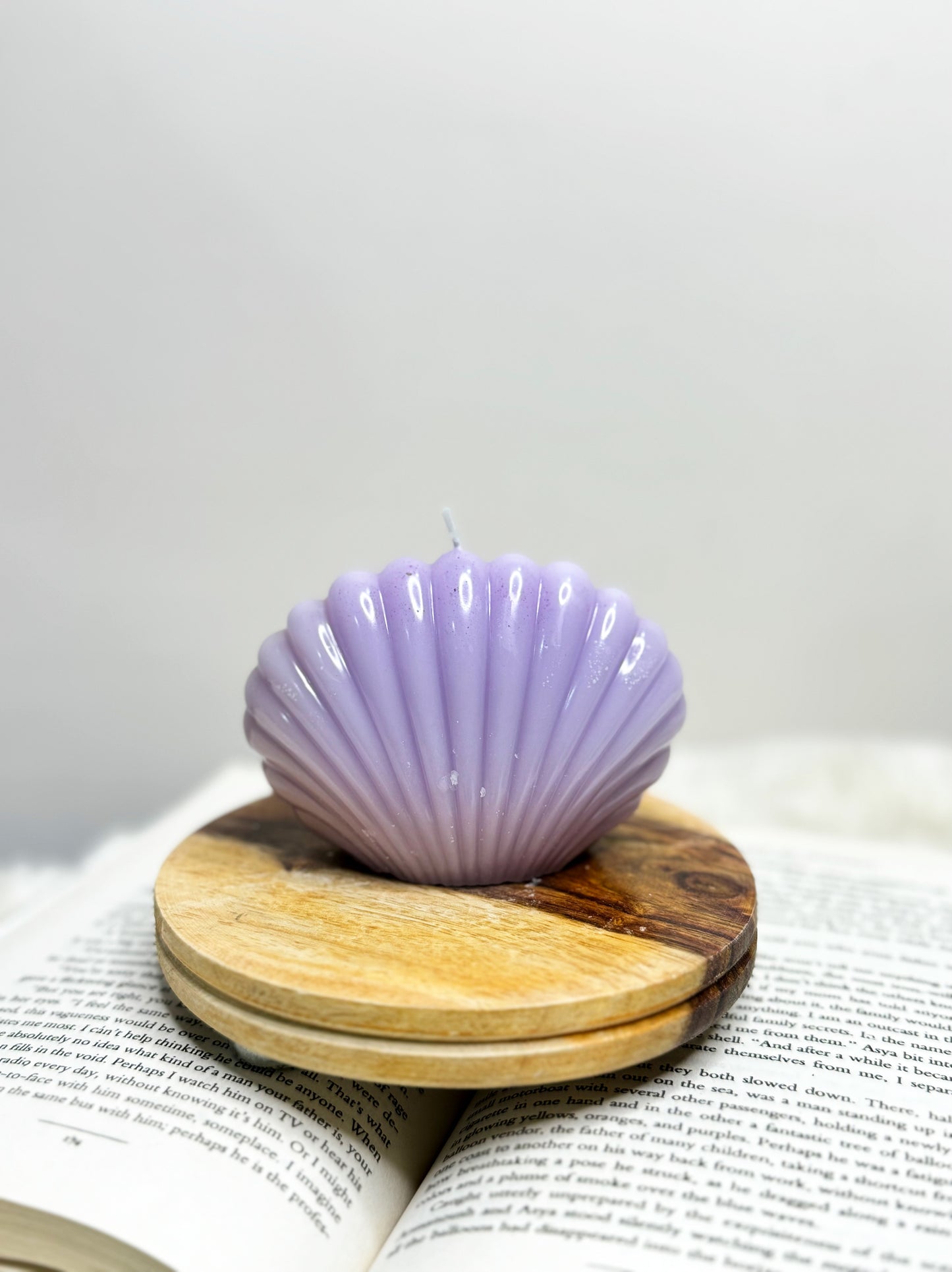 Lavender Sea Shell - Scented Candle