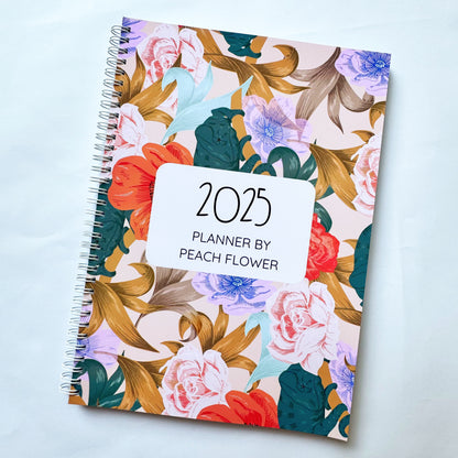 Yearly Planner 2025 (Free: 2 Sticker Sheets + 4 Bookmarks + 3 Cards)