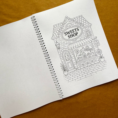 Adult Coloring Book: Urban Version 2 in 1